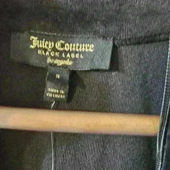 NWT JUICY COUTURE BLACK LABEL VELOUR HERTIGE DRESS - Picture 3 of 4